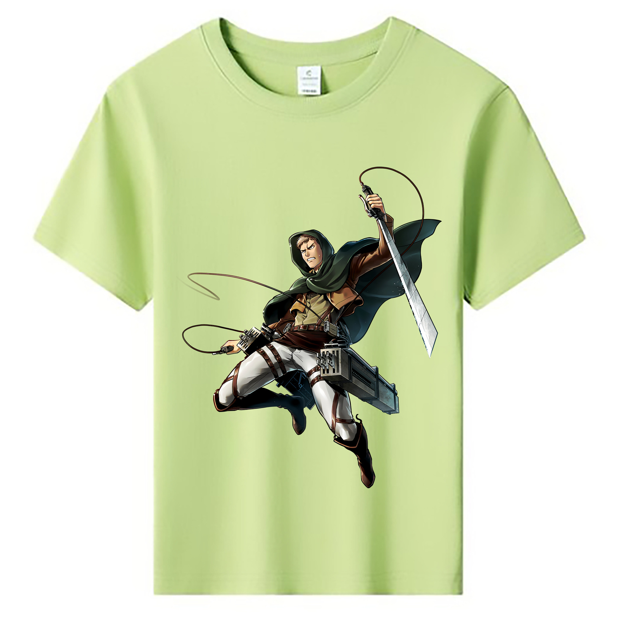 （画像用） 進撃の巨人 Attack on Titan 綿100％キッズTシャツ（フロントプリント）